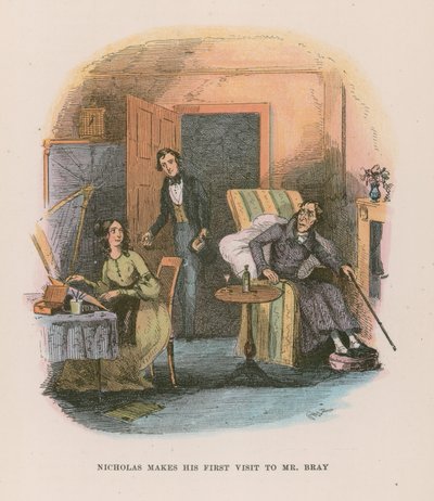 Illustration for Nicholas Nickleby by Hablot Knight Browne